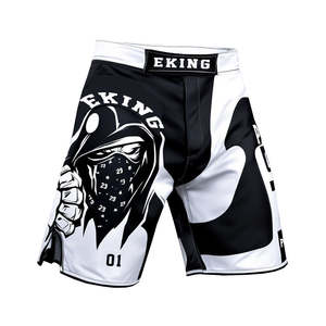 <b>Men</b> Athletic MMA <b>Shorts</b> Custom Printed Sublimation Design Training <b>Shorts</b> Spandex Quick Dry Fabric OEM Supplier Pakistan MMA - Product Image 1