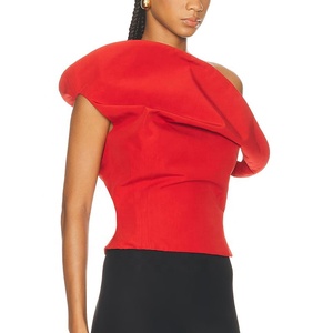 AIMEISI Nuove Bluse e Camicie da Donna alla Moda con Spalle Scoperte, Casual e Semplici - Product Image 3