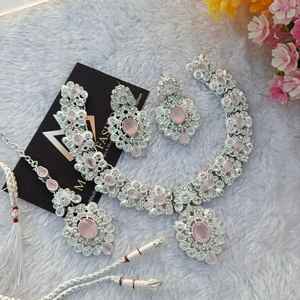 Colliers de bijoux Kundan antiques traditionnels faits à la main indiens et pakistanais pour femmes, tenue de mariage, ensembles de bijoux de mariée - Product Image 2