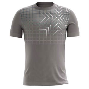 T-shirts de gym pour hommes 100% coton à séchage rapide impression de logo lettre surdimensionnée directe du Pakistan fabricant - Product Image 2