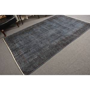 พรมขนแกะ9.1ft สีน้ำเงินสีน้ำตาลคลาสสิกขนาด5.5 x พื้นที่ขนาดใหญ่แบบตุรกีรูปแบบนามธรรมทรงสี่เหลี่ยมผืนผ้าสำหรับวัยรุ่นห้องนั่งเล่นพร้อมแผ่นรองยาง - Product Image 2