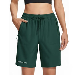 Shorts Casuales Cómodos de Cintura Alta para Mujer, 100% Algodón, Color Sólido, Transpirables y de Secado Rápido, Novedad 2026 - Product Image 1