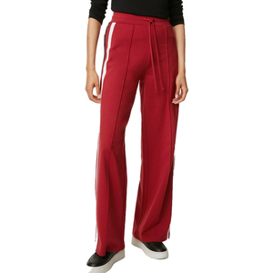 Pantalon décontracté pour femme à taille élastique et à rayures latérales Pantalon de survêtement personnalisé de haute qualité pour la saison d'hiver Fabricant OEM bas quantité minimale de commande de BD - Product Image 2