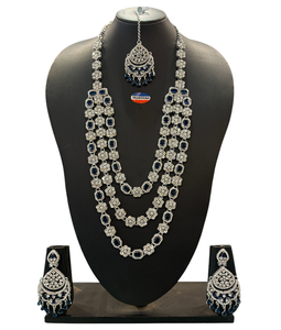 Ensemble de collier AD multicouche de qualité supérieure pour femmes améliore les tenues traditionnelles pour le mariage et le festival - Product Image 1