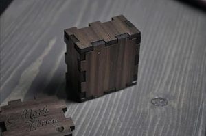 Custom Handmade <b>Wooden</b> <b>Ring</b> Box <b>for</b> Weddings Recyclable Paper Engagement <b>Ring</b> Holder with Personalized Engraving Jewelry Boxes - Product Image 4