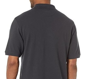 Camiseta de Golf de secado rápido de 100% algodón para hombre, camiseta de tenis de verano, logotipo personalizado bordado, ropa de punto lisa en blanco sólido - Product Image 3