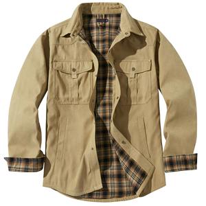 Veste en jean pour homme, col à revers, décontractée, grande taille, tricotée, respirante, style western vintage, hiver, imperméable, en polaire - Product Image 5
