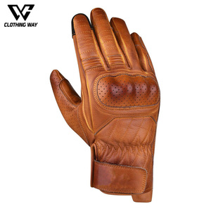 Gants de moto en cuir véritable pour homme, vente en gros, personnalisés, pour l'hiver, pour la conduite à moto, vente chaude - Product Image 2