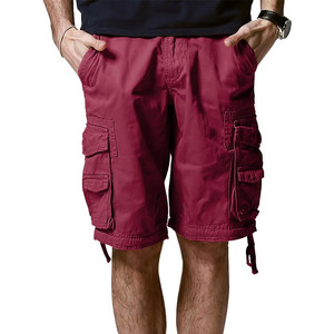 Pantalones Cortos Cargo para Hombre, Shorts Transpirables de Secado Rápido, Color Sólido, Moda Informal, Verano, Uso Diario - Product Image 3