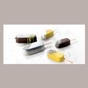 Mini bâtons de crème glacée en bois martelé 8x2H72mm 500 pièces en plastique écologique et de qualité alimentaire Logo personnalisé imprimé pour une utilisation alimentaire au café - Product Image 3