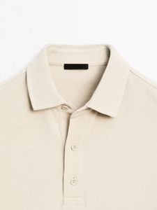 เสื้อโปโลผู้ชายระบายอากาศได้ผ้าน้ำหนักเบาเพื่อความสบายเหมาะกับการสวมใส่ตลอดทั้งวัน - Product Image 3