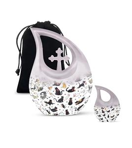 Grossiste Urnes personnalisées pour adulte maman et papa Grandes urnes pour cendres humaines Urnes imprimées de taille personnalisée - Product Image 1