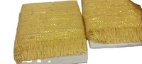 Frange à boucles en viscose de coton et rayonne de soie, lavable, écologique, sur mesure, faite à la main, avec franges en bouillon, pour OEM