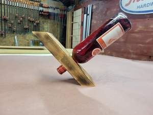 Premium 24 <b>Bottle</b> Wooden Wine <b>Rack</b> Elegant Countertop Liquor <b>Storage</b> and Display Stand for Home Bar & Kitchen - Product Image 4