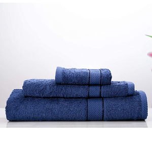 Toallas faciales de estilo dobby para Hotel, Toalla de baño de gran tamaño personalizada, súper suave, 100% algodón, venta al por mayor - Product Image 2