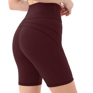 Vente en gros de shorts de motard de sport de compression taille haute à séchage rapide personnalisés shorts d'entraînement de fitness pour femmes - Product Image 3