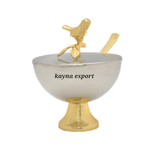 Couvercle en métal doré Simple Design Sucrier - Product Image 3