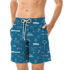 Style décontracté Polyester Spandex Gym Sports Board Shorts Maillot de bain en nylon à séchage rapide pour l'entraînement et la plage Service OEM disponible - Product Image 6