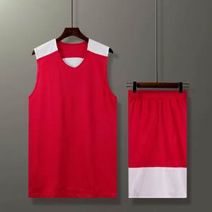 ชุดบาสเก็ตบอลดีไซน์ทันสมัย ไซส์พลัส คุณภาพพรีเมียม สำหรับทีม ผลิตจากโพลีเอสเตอร์ 100% แบบไม่มีแขน  รับสกรีนโลโก้ ปี 2025 - Product Image 5