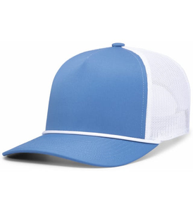 Gorras Trucker Personalizadas al por Mayor de 5 Paneles Ajustables con Cuerda, Gorras Snapback Lisas para Hombre y Mujer, Visera Ligeramente Curvada, Malla Transpirable - Product Image 6