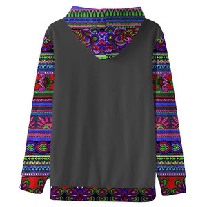 Sudadera con capucha de algodón de gran tamaño para hombre, Jersey informal de invierno de 100% poliéster con capucha y sublimación de patrón sólido - Product Image 2