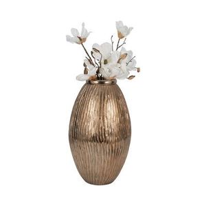 Florero decorativo de lujo Florero de flores brillantes de aluminio para boda y decoración del piso del hogar Florero de metal - Product Image 1