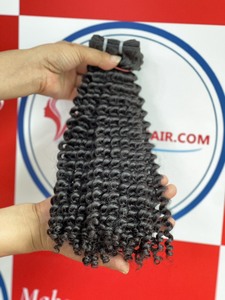 Venta al por mayor de pelo indio crudo virgen cutícula alineada cabello de Trama humana vendedores de cabello Virgen sin procesar - Product Image 4