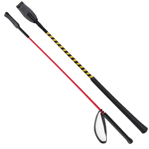 Fusta de Equitación de 65 cm de Largo, Varilla de Fibra de Vidrio y Mango de Goma, Fusta para Caballos al por Mayor, Fusta para Carreras de Caballos - Product Image 2