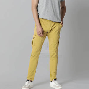 กางเกงคาร์โก้ผู้ชายขาตรงระบายอากาศน้ำหนักเบาพร้อมโลโก้ตามสั่ง100% ชุดทำงานแบบลำลอง - Product Image 6