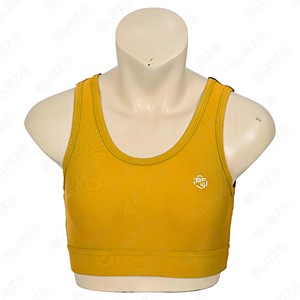 Leggings de sport pour femmes, taille mi-haute, sexy, pour la salle de sport, le yoga, motif uni, couleur contrastée, panneau en maille, soutien-gorge de sport, extensible dans les quatre sens - Product Image 2