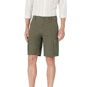 Meilleure vente Short cargo respirant à séchage rapide pour hommes 100% coton Style décontracté avec motif solide Logo personnalisable - Product Image 1