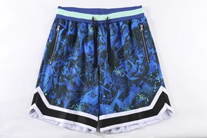 กางเกงขาสั้นบาสเก็ตบอลสำหรับผู้ชายกางเกงขาสั้นบาสเก็ตบอลแบบย้อนยุค - Product Image 5