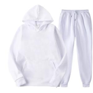 Premium Quality Women'<b>s</b> Solid Streetwear Tracksuit Hoodie & <b>Trouser</b> Set with Custom Logo 100% Cotton Fleece Set Haus Industries - Product Image 4