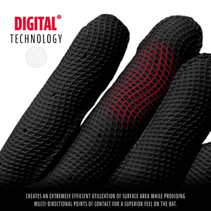 Guante de bateo Franklin 100% Premium Cabretta cuero diseño único tarifa al por mayor guantes de bateo de béisbol - Product Image 3