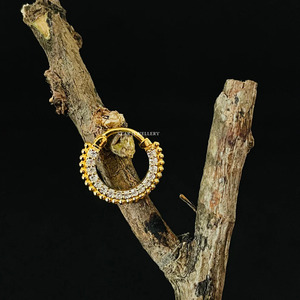 14K Rose/Yellow <b>Gold</b> Natural Diamond Daith Piercing Fine Jewelry for Women Classic Gift - Product Image 4