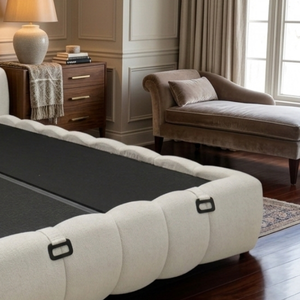 Pinterst Comfort Pedic - Juego de cabecero tapizado con base de almacenamiento, personalizable, duradero, cómodo, moderno, B2B, único, adaptable, MUN - Product Image 3