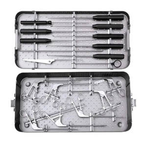 Juego de Instrumentos de Artroscopia de Hombro con Reducción Colineal de Acero Inoxidable Profesional para Procedimientos Mínimamente Invasivos de Articulaciones - Product Image 1