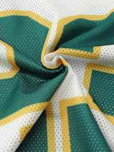 Fabricant personnalisé de maillot de football américain vintage en maille tricotée surdimensionnée col en V maillot en maille Boxy uniforme de football américain pour hommes - Product Image 3