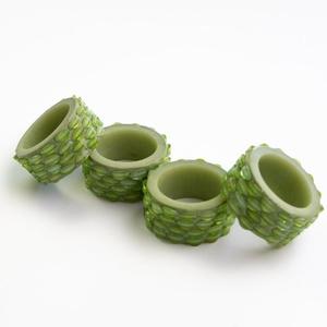 Premium <b>Resin</b> Napkin <b>Rings</b> in Bold and Neutral Colors Catering to Diverse Tastes and Event Themes for Weddings and Parties - Product Image 6