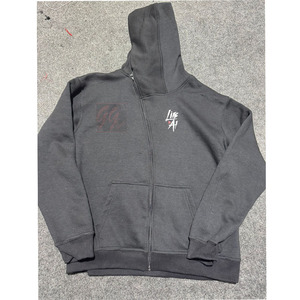 Sweat à capuche personnalisé unisexe 2025 en coton épais, polaire, sweat à capuche zippé pour hommes et femmes, sweats à capuche streetwear surdimensionnés OEM - Product Image 1