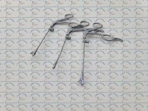 Juego de Pinzas Artroscópicas de 3 Piezas: Rectas, Izquierda y Derecha, para Ortopedia y Artroscopia - Product Image 4
