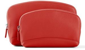 <b>Toiletries</b> <b>Leather</b> Makeup <b>Bag</b> Cosmetic Pouch for Women Accessories - Product Image 2