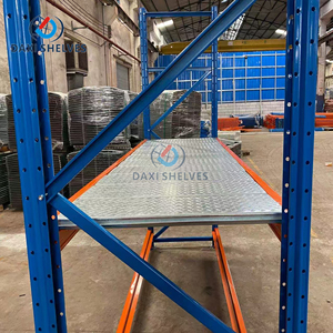 Étagères industrielles sans boulons, rayonnages de stockage pour entrepôt, rayonnages à palettes <span class=keywords><strong>en</strong></span> acier, rayonnages d'entrepôt, Guangzhou - Product Image 4