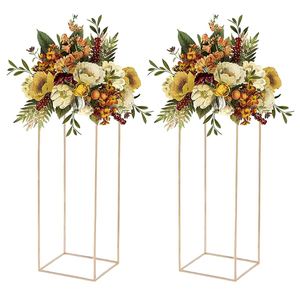 Centro de mesa de Metal decorativo de bajo precio, soporte de exhibición de flores para boda, fiesta, evento, telón de fondo, suministros de decoración - Product Image 3