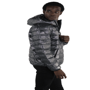 Veste rembourrée formelle pour hommes de haute qualité pour vêtements d'extérieur décontractés d'hiver avec col à capuche pour adultes pour garder au chaud - Product Image 2