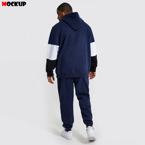 Nueva llegada de los hombres de 2 piezas de lana chándal deportivo de alta calidad transpirable conjunto de Jogger precio al por mayor impreso conjunto de pantalones - Product Image 6