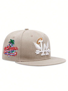 Gorras de Béisbol Personalizadas con Logotipo Bordado, Unisex, de 5 Paneles, con Visera Curva, Cierre a Presión, Impermeables, de Tela Dobby Dot, de Dos Tonos - Product Image 6