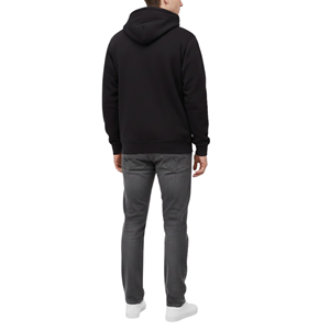 Custom OEM <b>Black</b> <b>Zip</b> <b>Up</b> <b>Hoodie</b> Fleece Cotton Wholesale Private Label Streetwear <b>Hoodie</b> - Product Image 4