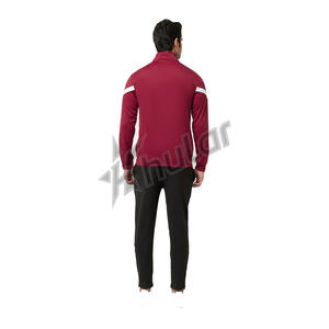 ชุดวอร์มเล่นฟุตบอลแบบลำลองสำหรับผู้ชายชุดวิ่งออกกำลังกายแบบมีซิปขนาดปกติทำจากโพลีเอสเตอร์ - Product Image 3