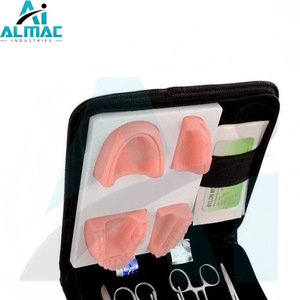 Kit de Práctica de Sutura Dental ALMAC OEM, Modelo de Encías de Silicona, Instrumentos de Acero Inoxidable, Entrenamiento Quirúrgico Manual para Estudiantes, CE - Product Image 6